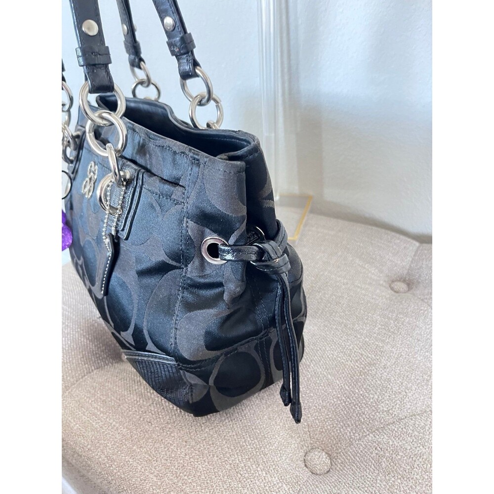 Coach Signature C Monogram Shoulder Bag - Picture 10 of 10